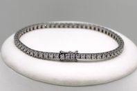 Tennisarmband i vitguld (18K) med diamanter (1,54ctv)