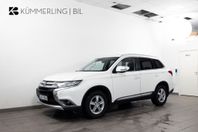 Mitsubishi Outlander 2.2 Di-D 4WD 7-sits/Taklucka/360/Drag/