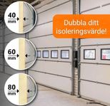 Garage/Industriportar- Isolerade för att hålla kylan borta!