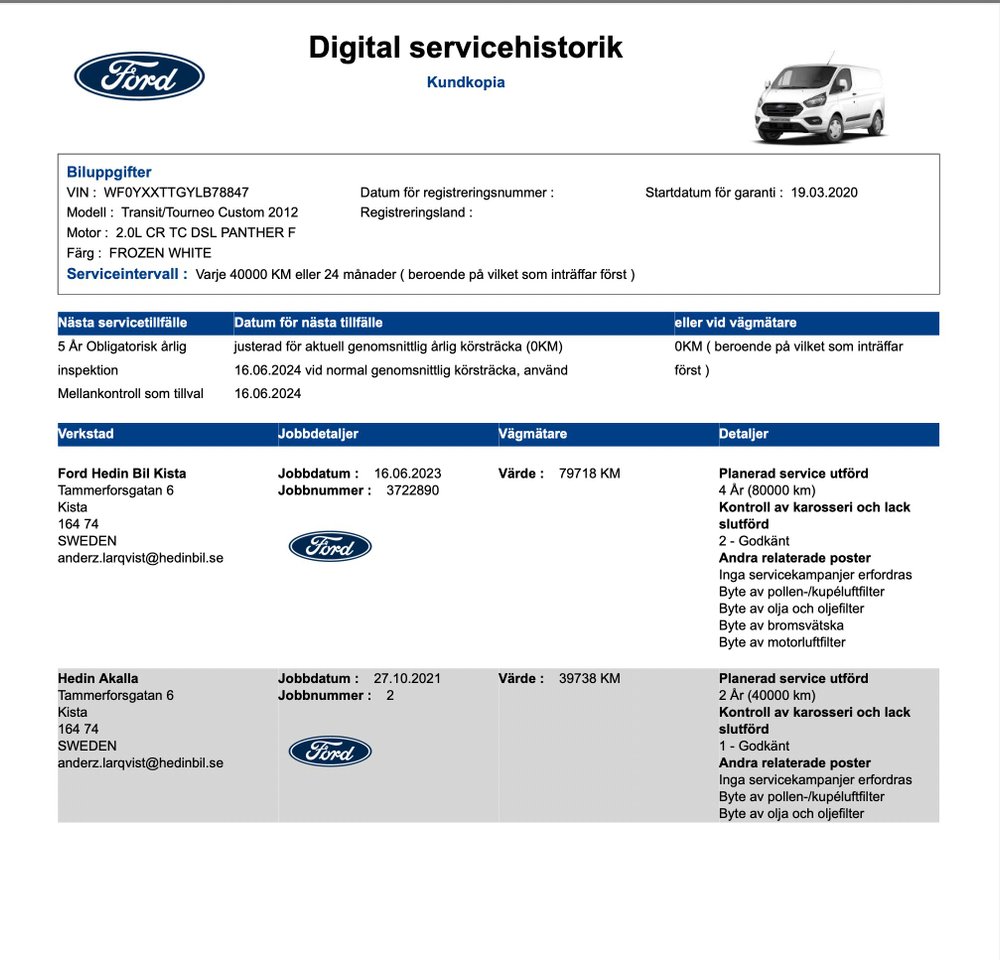 Ford transit Custom Automat D...