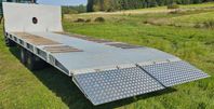 Maskinflak med aluminiumramper