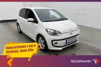 Volkswagen UP! 1.0 MPI 75hk high up! Garmin-Skärm 0,46l/mil