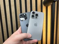 iPhone 15 pro 128gb med kvitto och garanti då vi är butik.