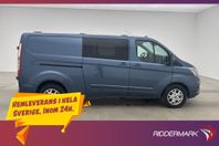 Ford Transit Custom CrewVan L2 Ny-Kamrem Värmare Drag Moms