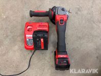 Vinkelslip Milwaukee M18 FSAG125X med batteri