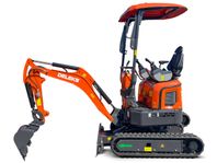 Deleks M120 Minigrävare 1.2 ton, Yanmar 3-cylindrig motor