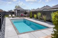 Glasfiberpool, pooler ,pool MED POOLTAK billigast i Sverige
