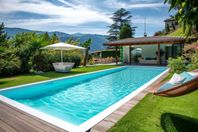 Glasfiberpool, pooler ,pool MED POOLTAK billigast i Sverige