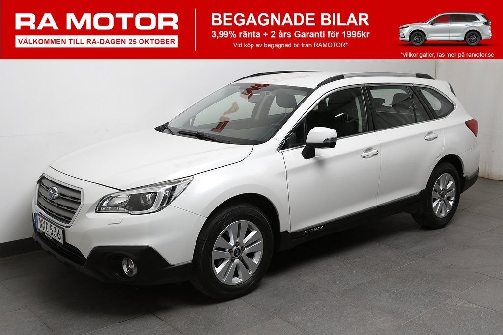 Subaru Outback 2.0 4WD Lineartronic, 150hk, 2015