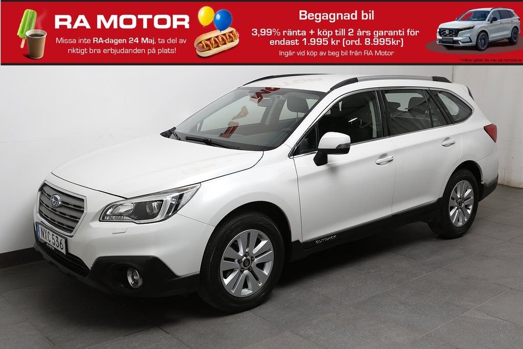 Subaru Outback 2.0 4WD Lineartronic, 150hk, 2015