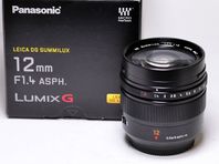 Panasonic Leica DG 12/1,4 ASPH Summilux