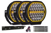 Extraljus paket 3 st LEDFORCE Attention V1 170W