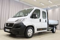 Fiat Ducato 150HK Flak Dubbelhytt Tipp 7Sits 3700Mil Momsbil