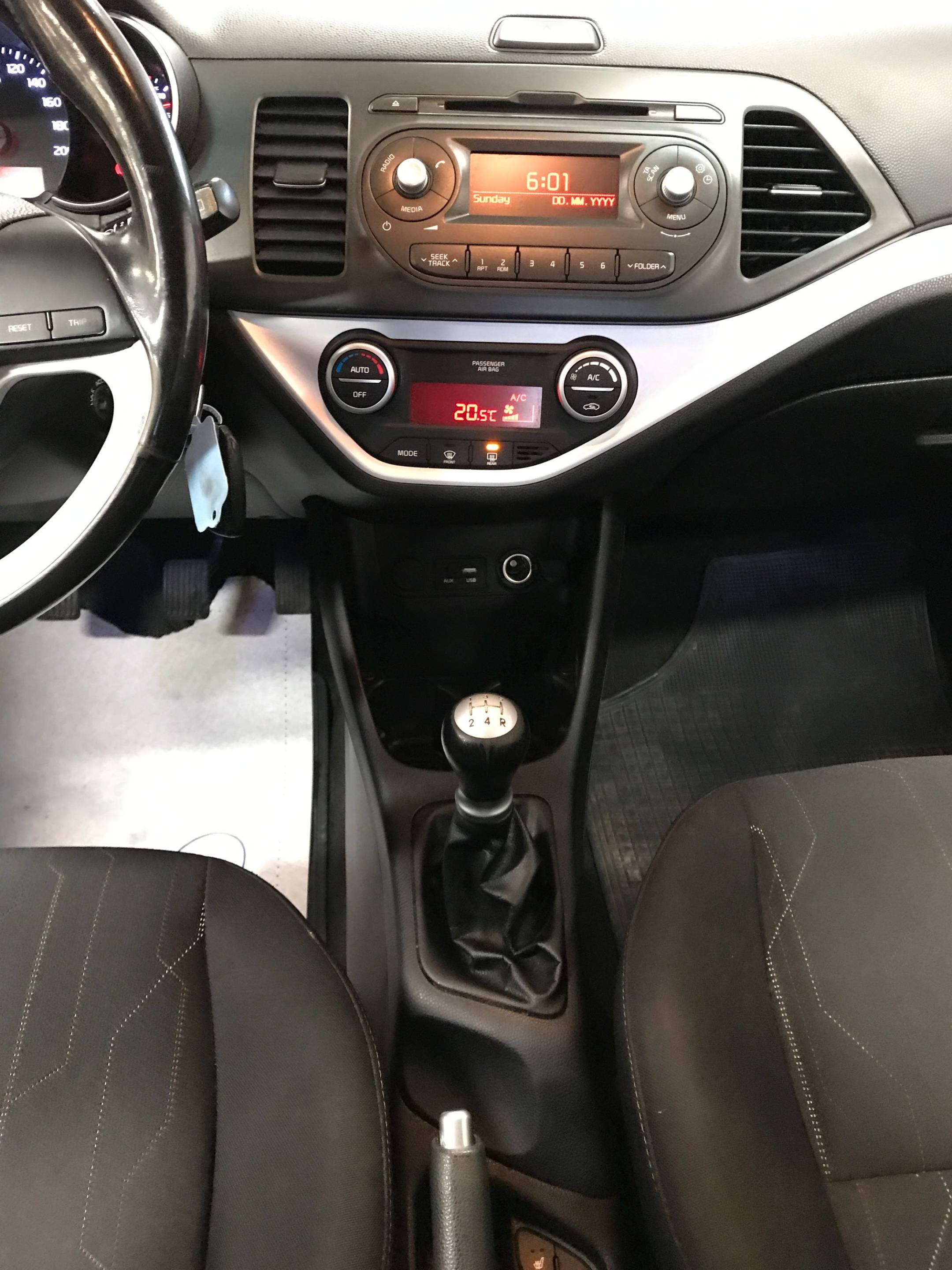 Kia Picanto 5-dørs 1.0 MPI Manuell, 5-trinn, 67hk, 2016