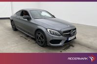 Mercedes-Benz C 220 Coupé 4M 170hk AMG Värm Pano Burm Skinn