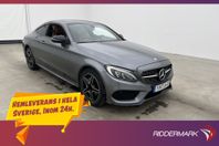 Mercedes-Benz C 220 Coupé 4M 170hk AMG Värm Pano Burm Skinn