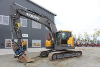 Volvo Bandgrävare ECR235 EL Rototilt med grip 2 Skopor