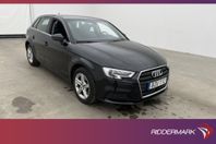Audi A3 SB 35 TFSI 150hk Proline Sensorer CarPlay Dragkrok