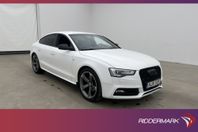 Audi A5 Sportback 2.0 TDI Q S-Line Skinn/Mocca Sensorer Drag