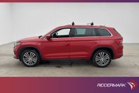 Skoda Kodiaq 2.0 TSI 190hk 4x4 L&K 7-Sits Cockpit Värm 360°