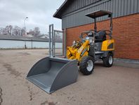 Eldriven hjullastare Kima K500E ink skopa & gafflar. I lager