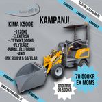 Eldriven hjullastare Kima K500E. KAMPANJPRIS!