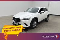 Mazda CX-3 SKYACTIV-G 121hk Rattvärme Sensorer Farthållare