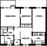 Bostad uthyres - lägenhet i Umeå - 3 rum, 65m²