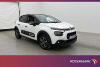 Citroën C3 1.2 110hk Shine Halvskinn CarPlay Farthållare