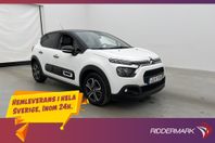 Citroën C3 1.2 110hk Shine Halvskinn CarPlay Farthållare