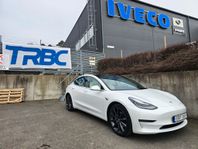 Tesla Model 3 Long Range AWD 440Hk 19" Turbin LjusLäder Moms