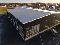 Prefabricerade stålhall, industrihall - 170 kvm (10m x 17m)