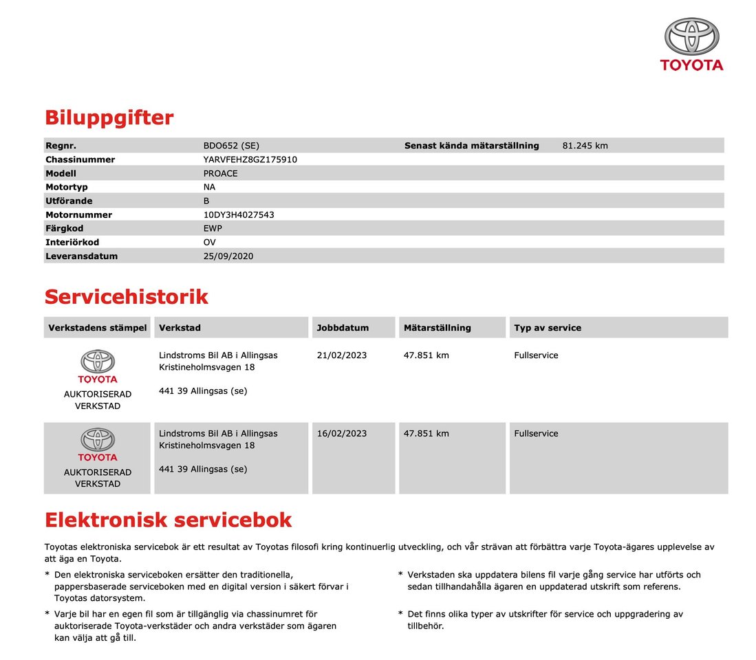 Toyota ProAce 177HK Automat D...