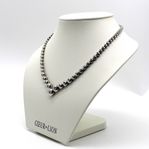 Collier i vitguld (18K) med diamanter (4ctv)