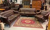 Engelsk Chesterfield soffgrupp
