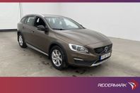 Volvo V60 Cross Country D4 AWD Summum Värm VOC Skinn Drag