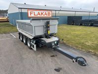 FLAKAB - Dumperkärra 24T - Skjutbar dragstång