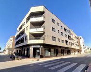 Nybyggda ettor vid La Mata stranden