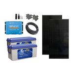 Komplett solcellspaket Stuga off-grid 400W