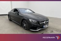 Mercedes-Benz S 500 4M Coupé 455hk AMG 360° Burm HUD Luftfjä