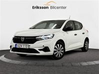 Dacia Sandero 1.0 TCe 91hk CarPlay/1Ägare/Moms/Euro 6