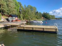 Rörpontonbrygga 8 m leverans till hela Sverige
