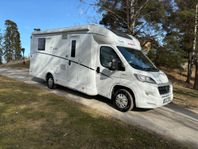 Dethleffs T 7052 Just Go Queenbädd Solcell Garage, 2266 mil