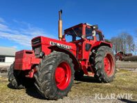 Veterantraktor Volvo BM 814 med dubbelmontage