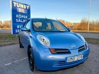 Nissan Micra 1.2 80 Hk/Kamkedja/Nyservad/Besiktad/M-Värmare