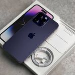 iPhone 14ProMax/14Pro/14 100% Batterihälsa 12 Mån Garanti Fr