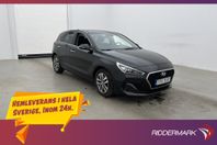 Hyundai i30 1.0 T-GDI blue 120hk Premium Carplay Kamera