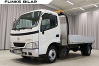 Toyota DYNA 3.0 D-4D 109HK Flak HIAB Kran Kranbil Leasebar