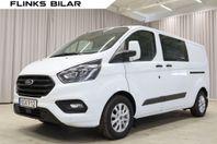 Ford Transit Custom 170HK Automat Dubbelhytt Bra Utrustning