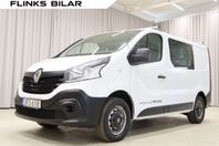 Renault Trafic dCi 120HK Dubbelhytt 6-Sits Drag Värmare